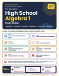 The Complete High School Algebra 1 Study Guide