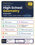 The Complete High School Geometry Study Guide
