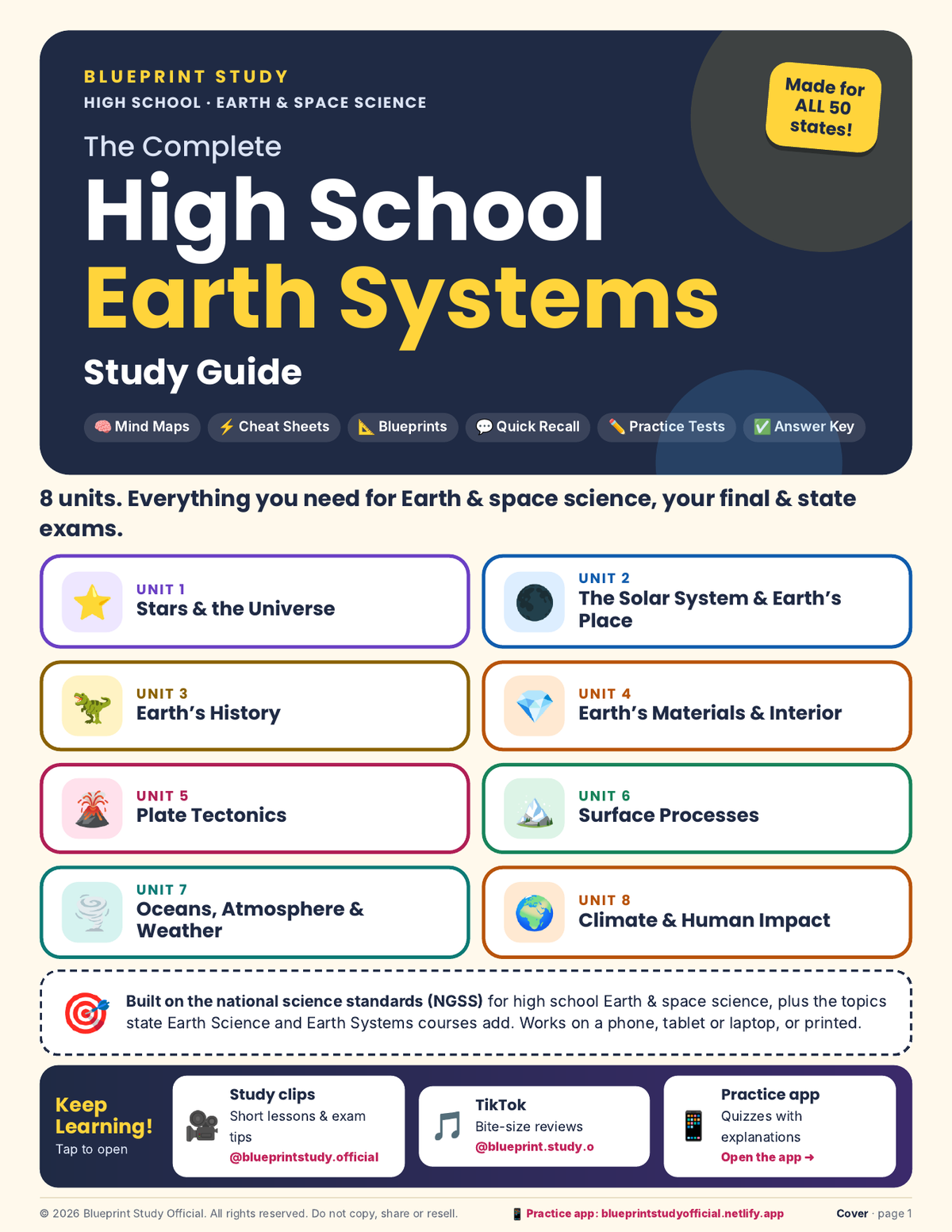 The Complete High School Earth Systems Study Guide