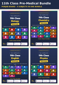 11th Class Pre-Medical Bundle – Punjab Board (4 Subjects)