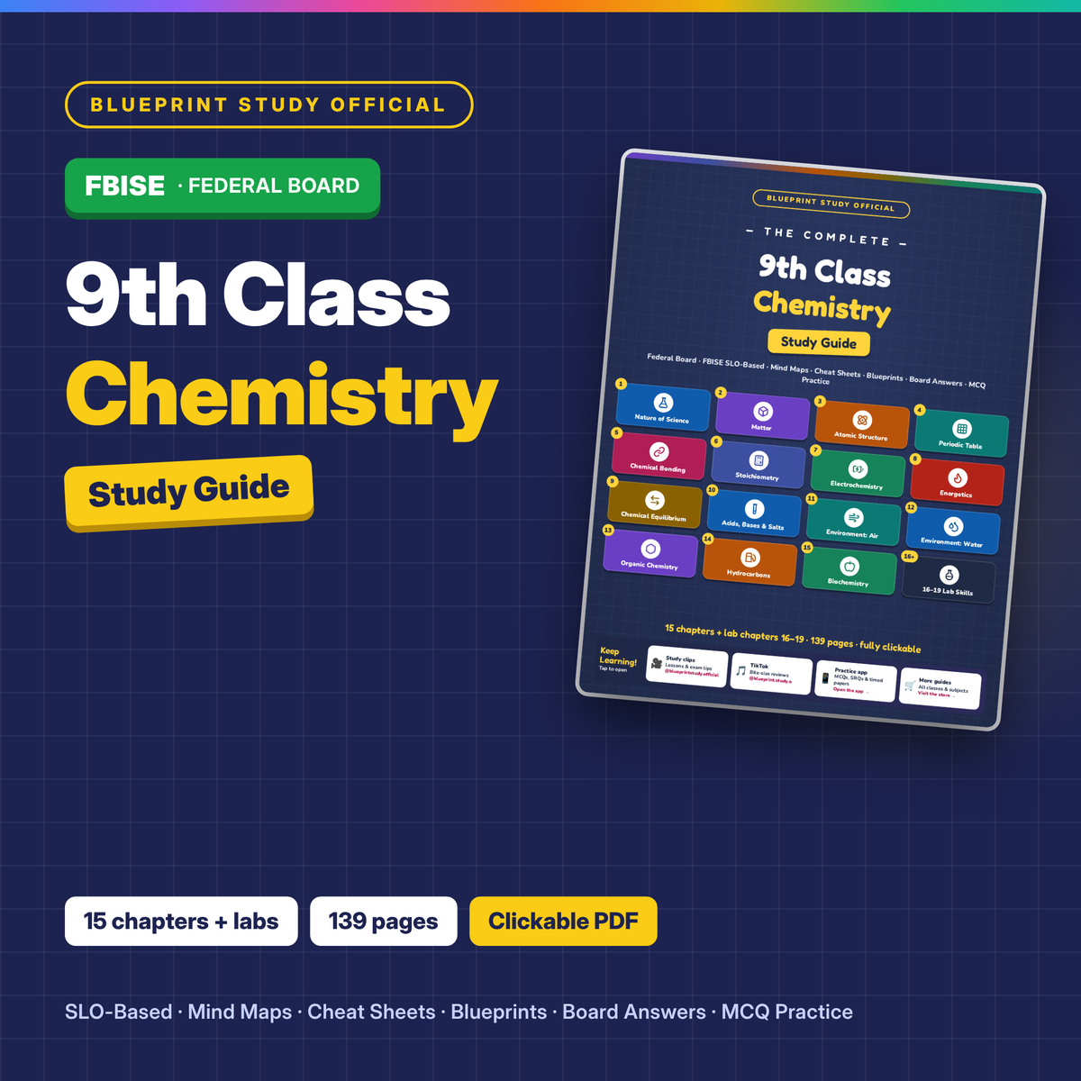 9th Class Chemistry Study Guide – FBISE (Federal)