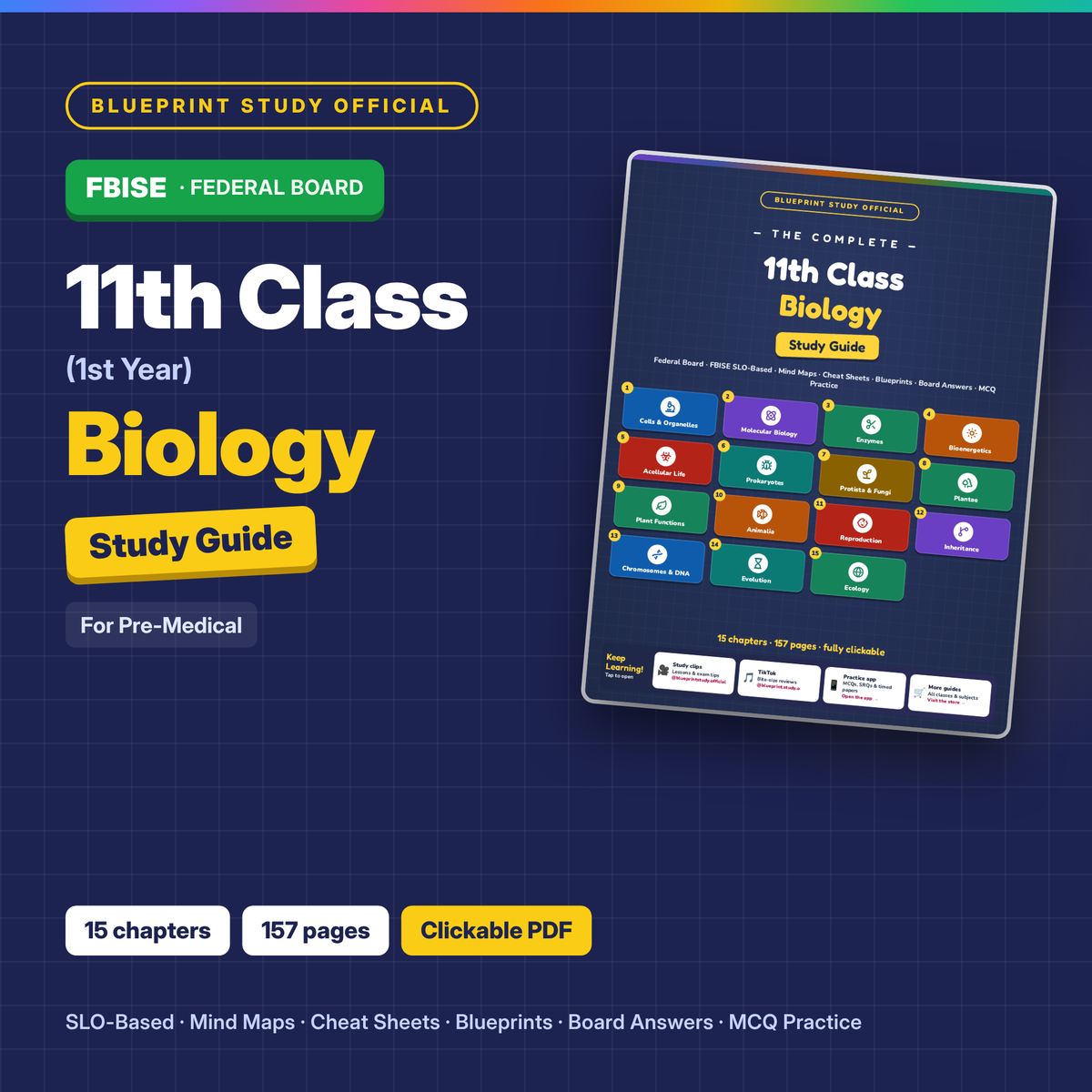 11th Class Biology Study Guide – FBISE (Federal)