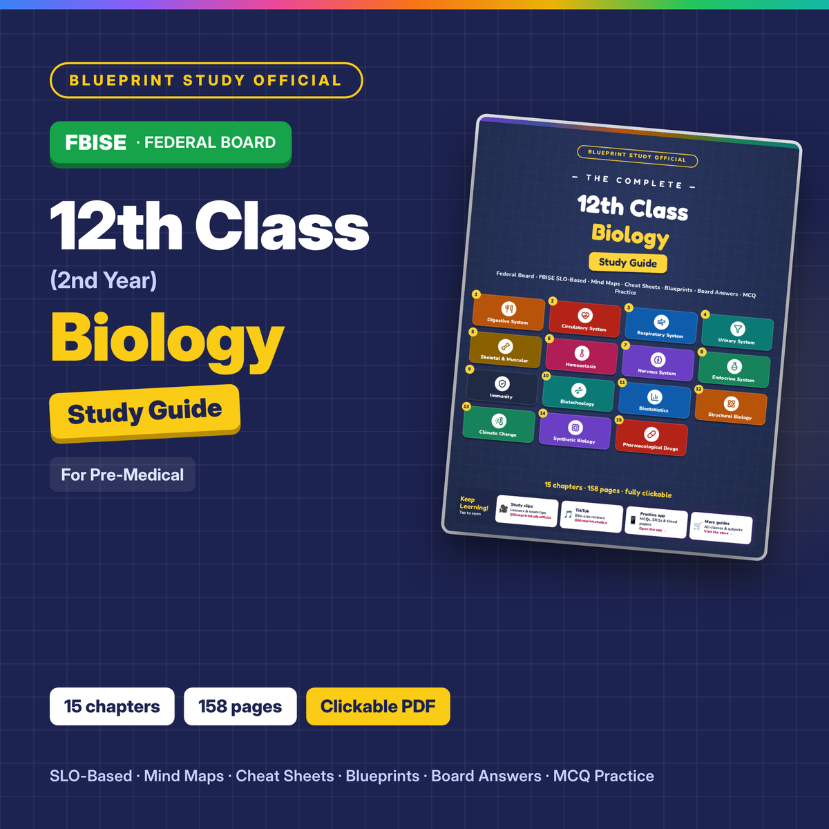 12th Class Biology Study Guide – FBISE (Federal)
